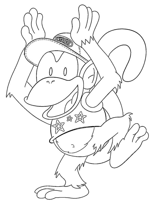 Diddy Kong Boyama Sayfası