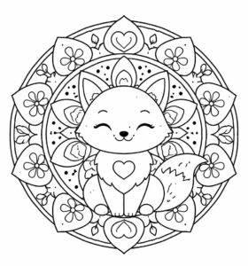 Cizmek Hayvan Mandala Ücretsiz Boyama Sayfası İndir
