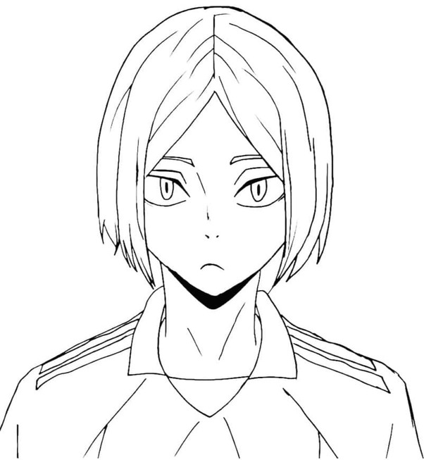Kenma Kozume Boyama Sayfası