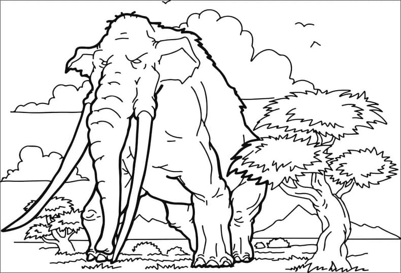 Mamut Boyama Sayfası