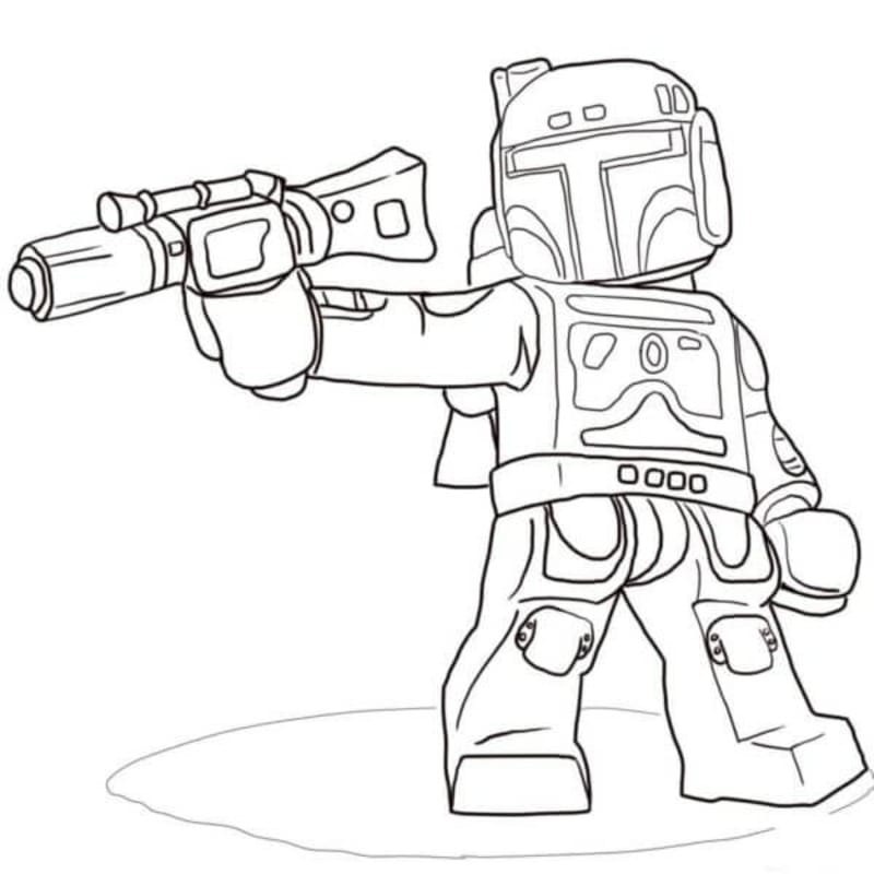 Mandalorian Lego Boyama Sayfası
