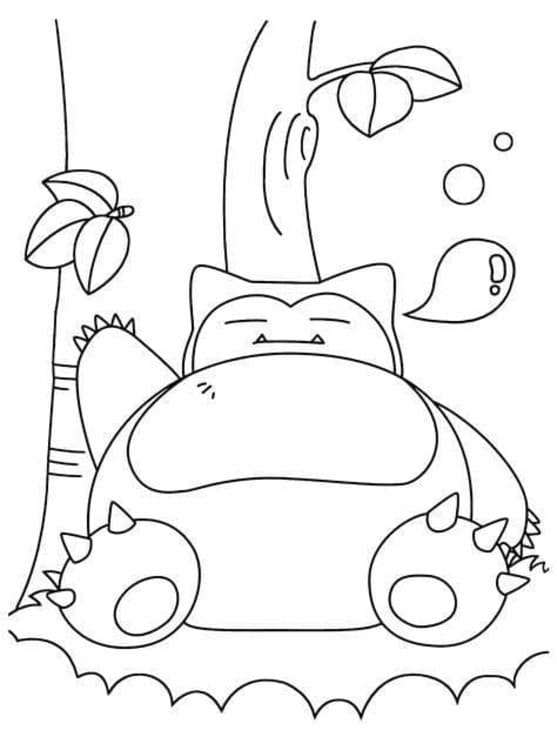 Snorlax Boyama Sayfası