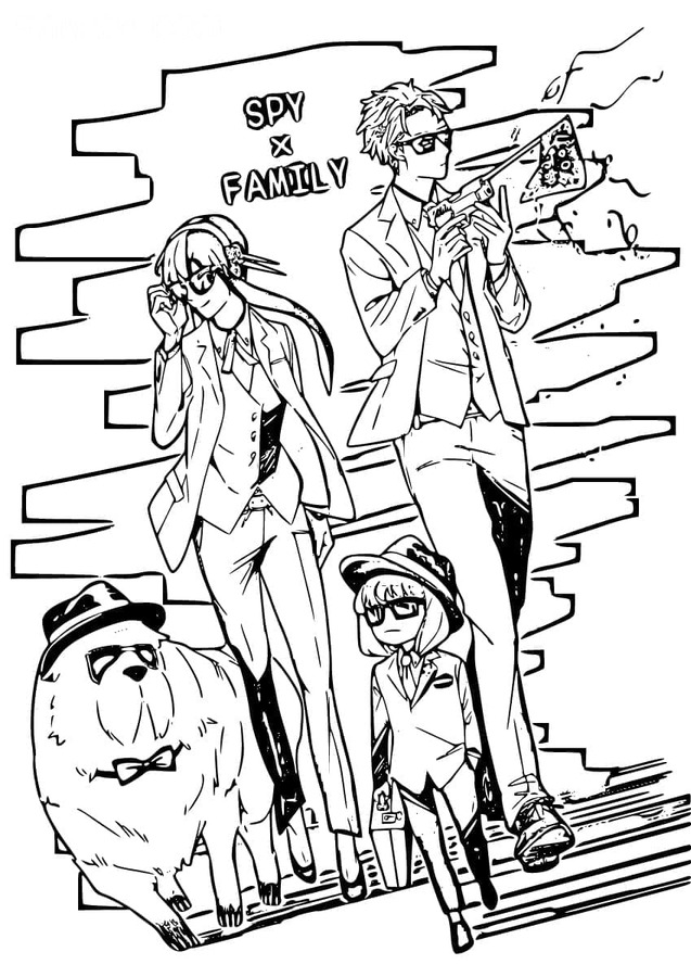Spy X Family Boyama Sayfası