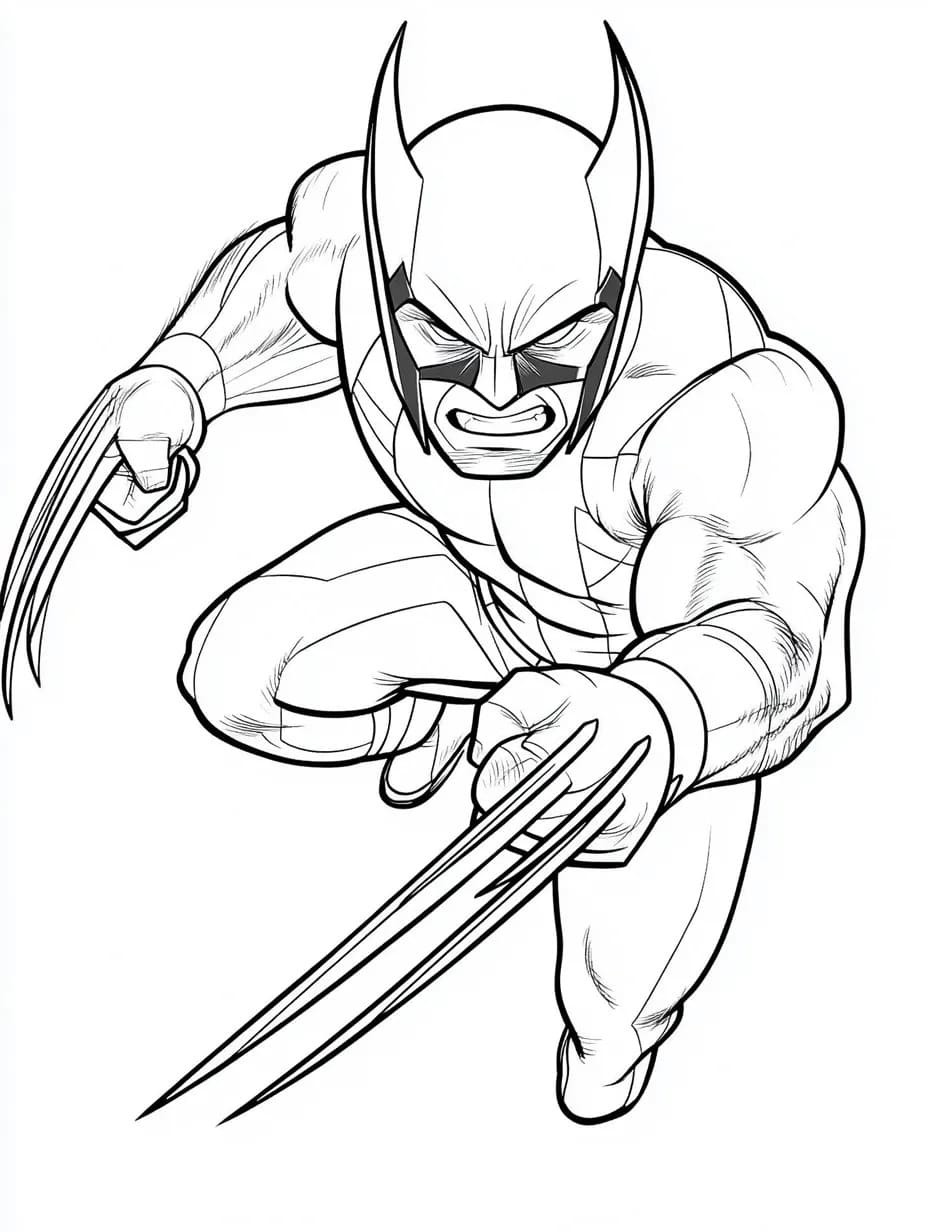 Wolverine Boyama Sayfası