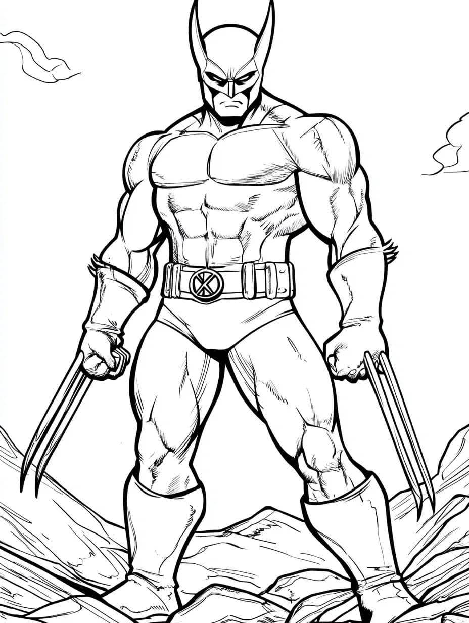 Wolverine Boyama Sayfası