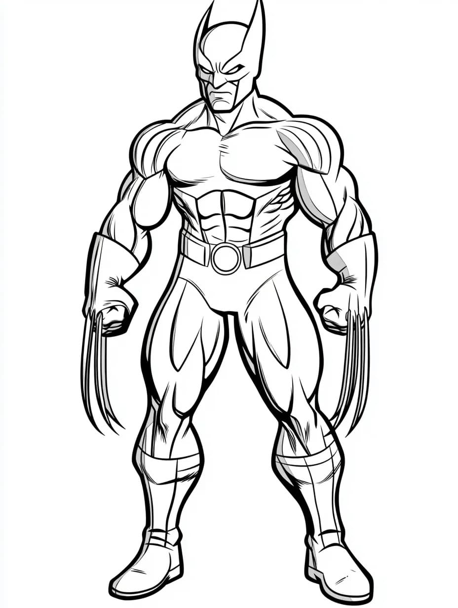 Wolverine Boyama Sayfası