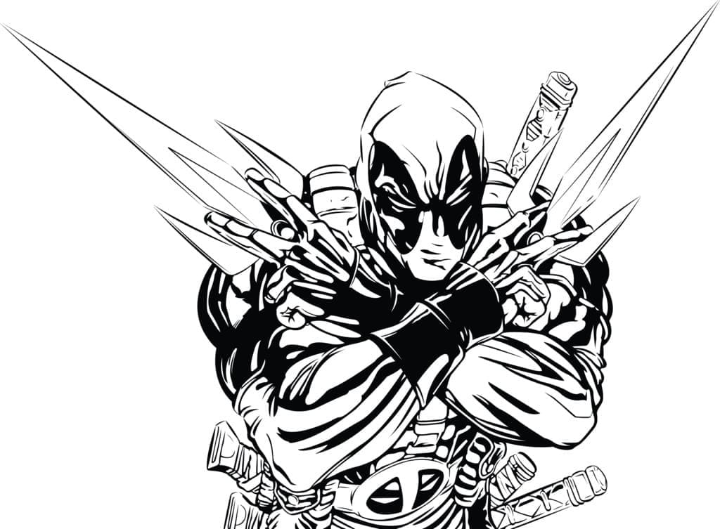 Deadpool Boyama Sayfası