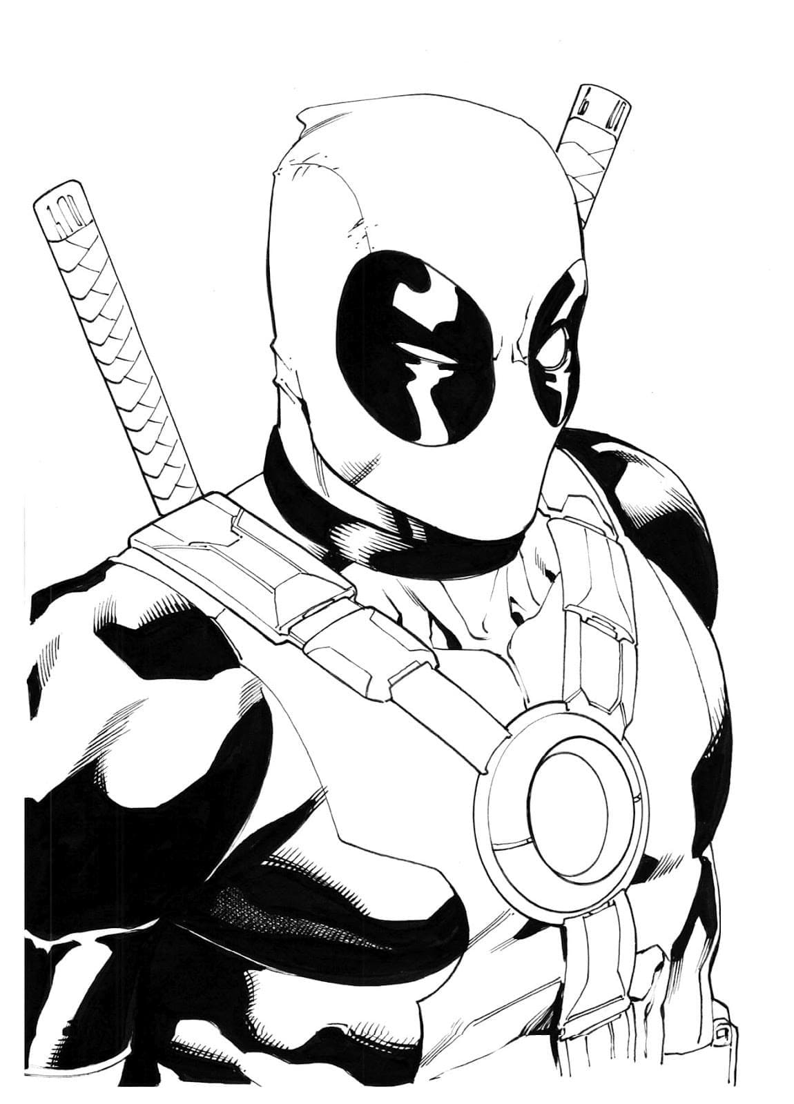 Deadpool Boyama Sayfası