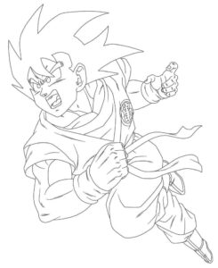 Dragon Ball Z 2'yi Çiz Boyama Sayfası İndir