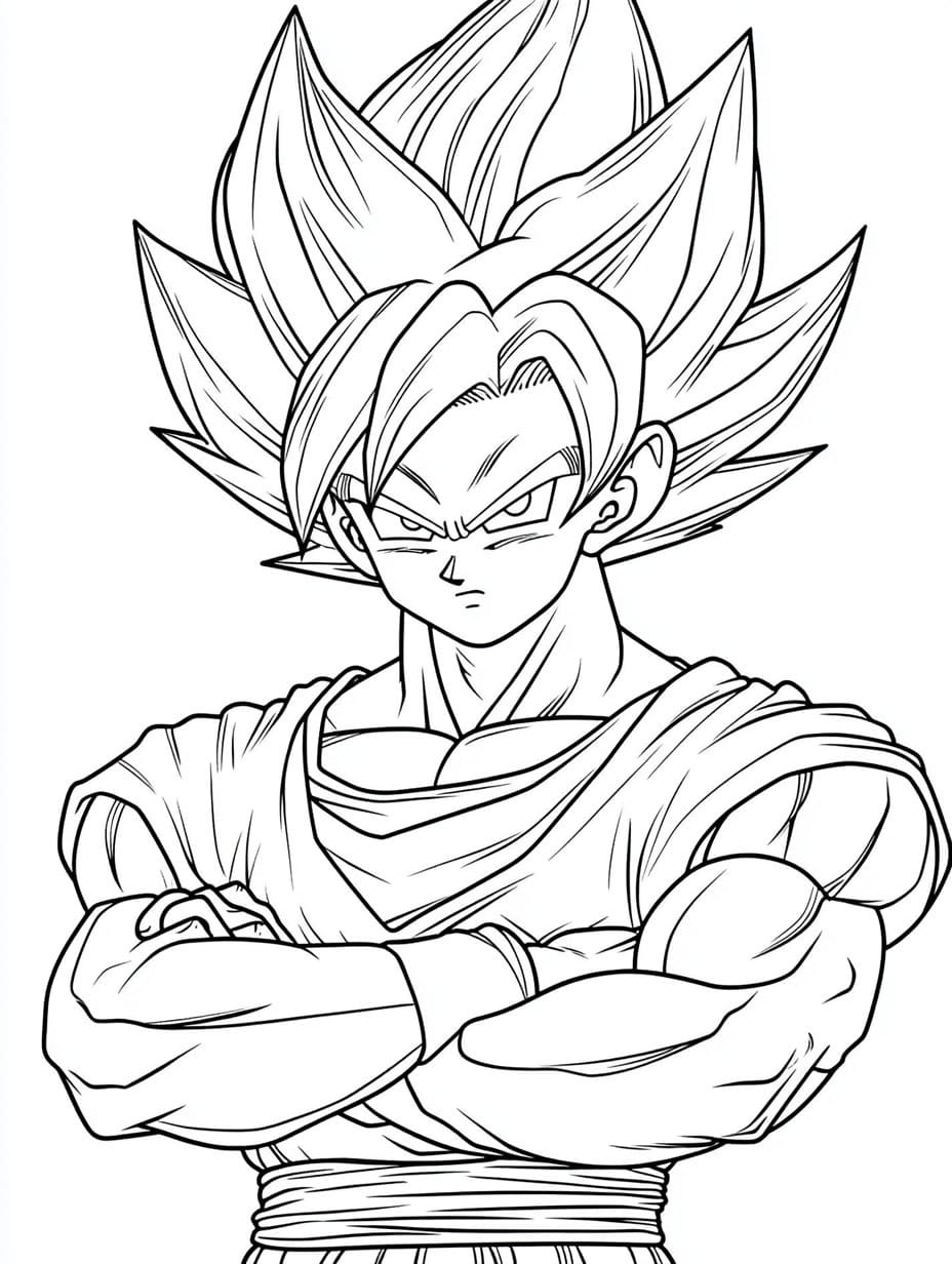 Dragon Ball Z Boyama Sayfası