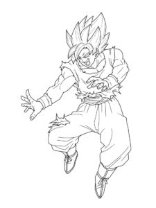 Dragon Ball Z Görüntüsü Boyama Sayfası İndir