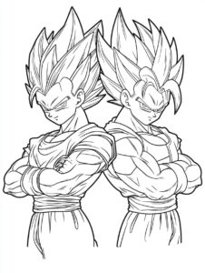 Dragon Ball Z Resmi Boyama Sayfası İndir