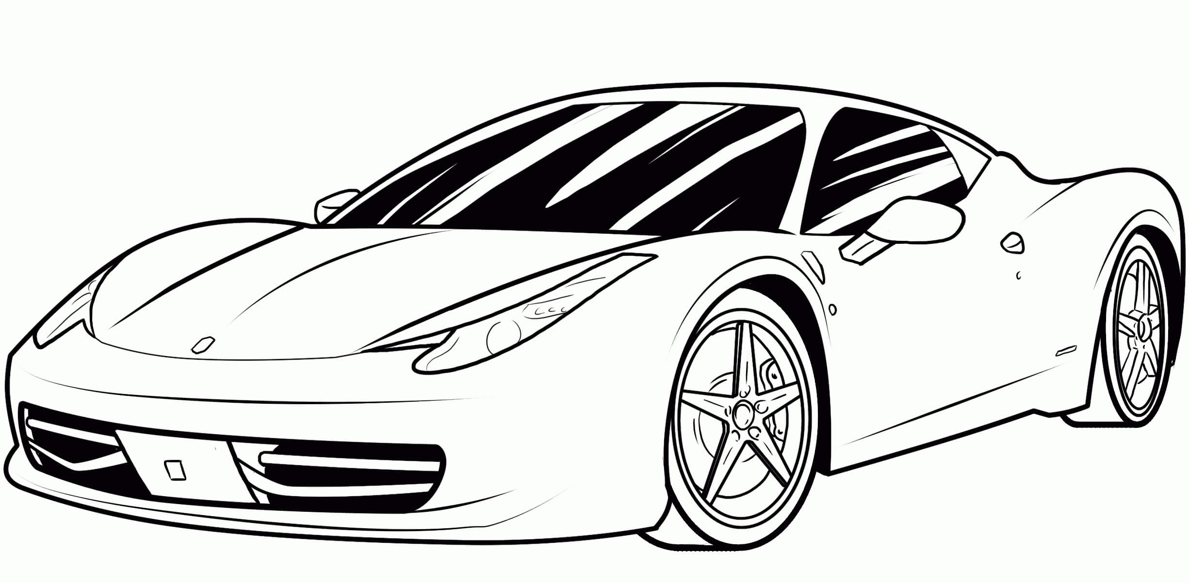 Ferrari California Boyama Sayfası