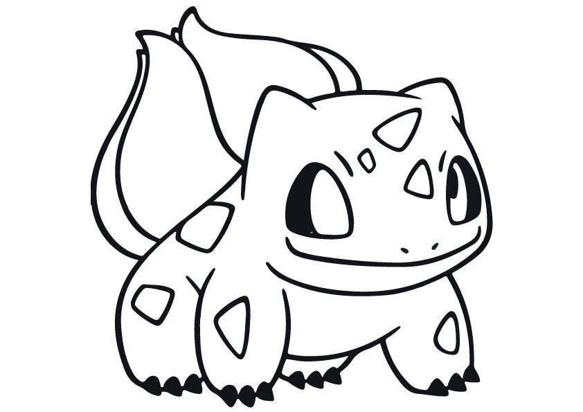 Bulbasaur Boyama Sayfası