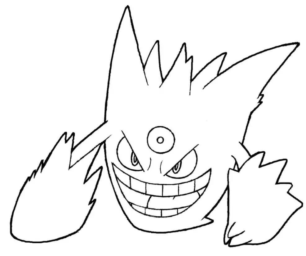Gengar Boyama Sayfası