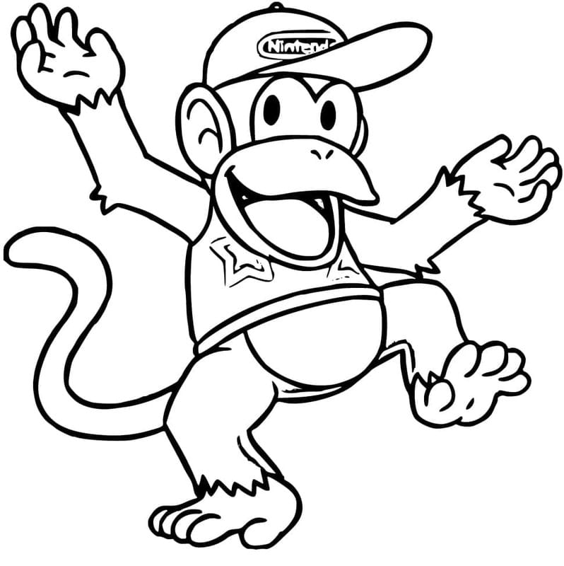 Diddy Kong Boyama Sayfası