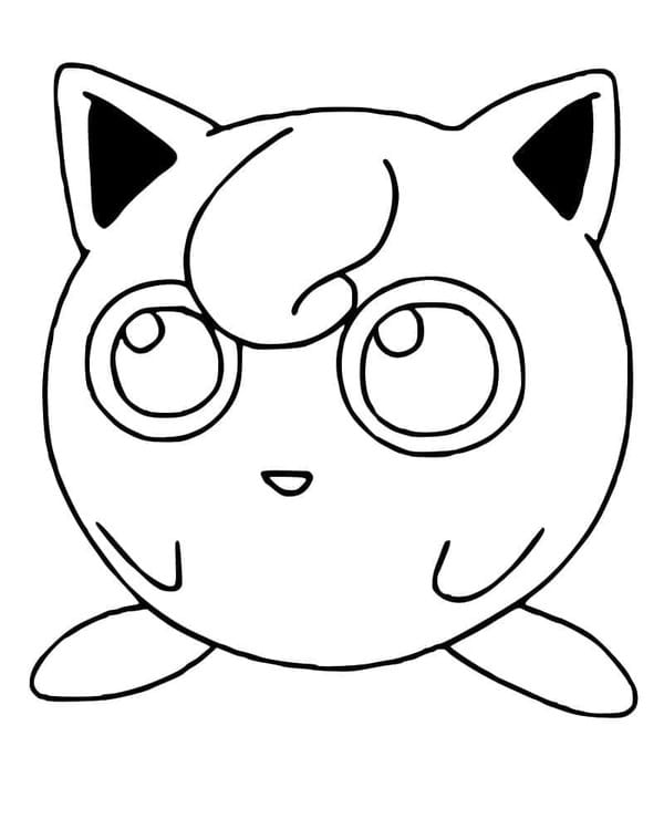 Jigglypuff Boyama Sayfası