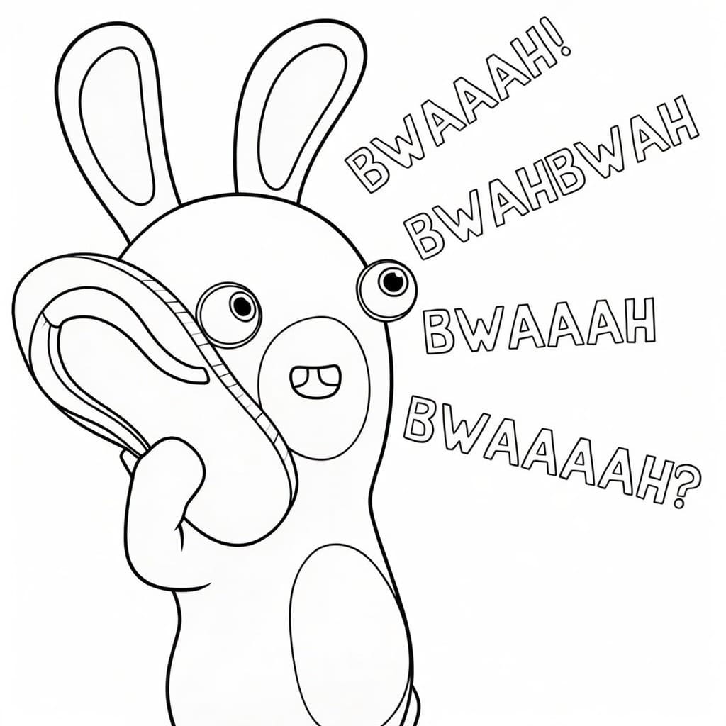 Raving Rabbids Boyama Sayfası