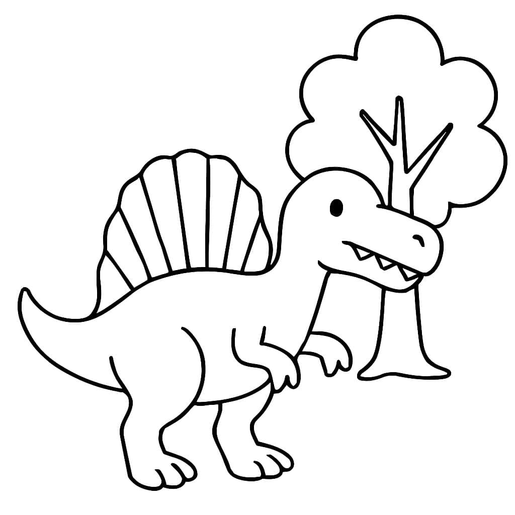 Spinosaurus Boyama Sayfası