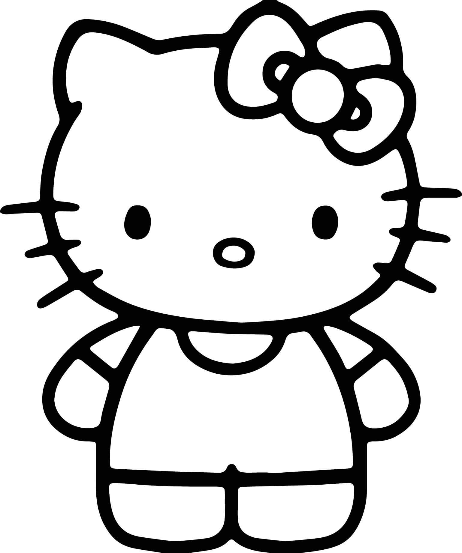 Hello Kitty Boyama Sayfası