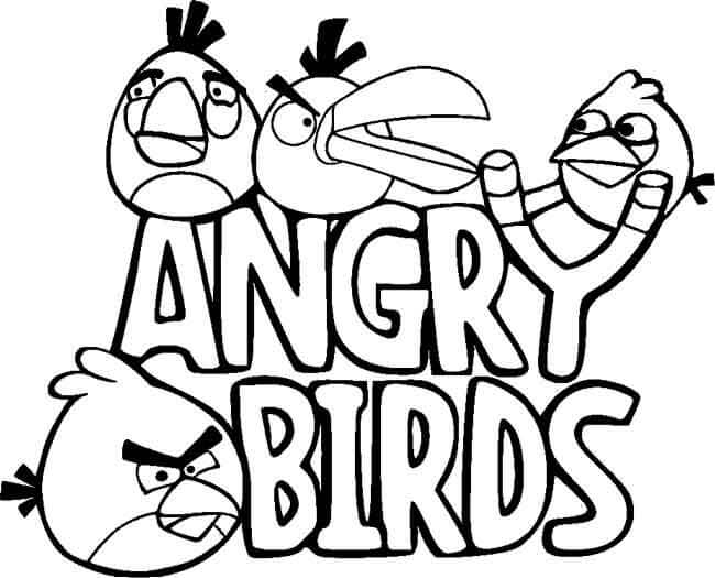 Angry Birds Boyama Sayfası