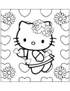 İyi Hello Kitty Boyama Sayfası İndir