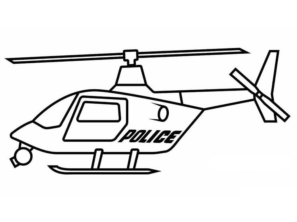 Helikopter Boyama Sayfası