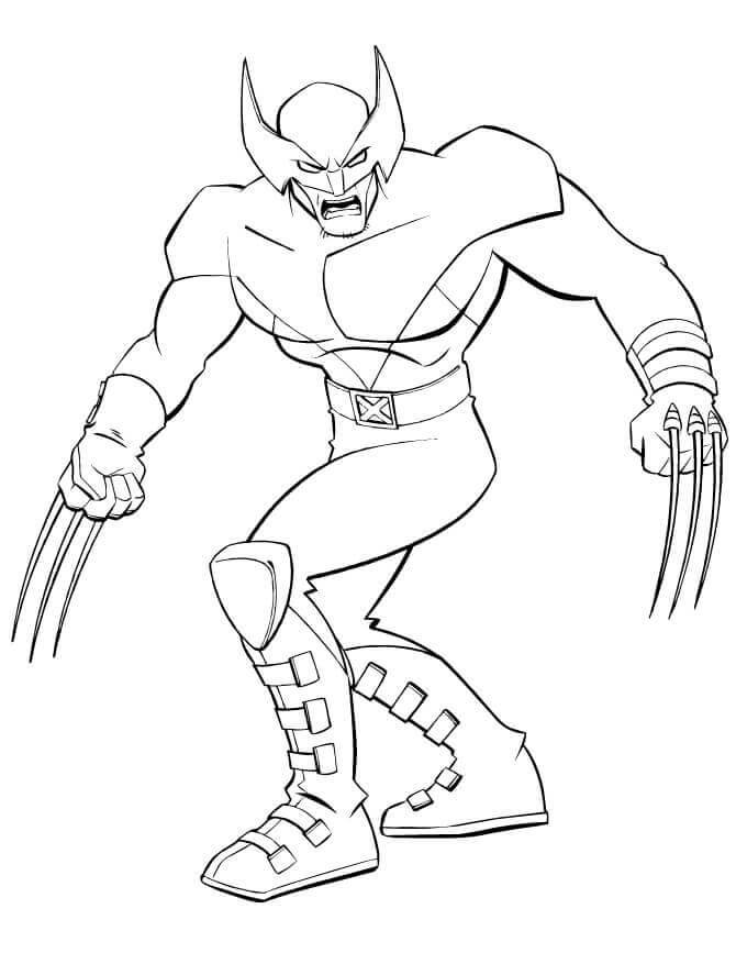Wolverine Boyama Sayfası