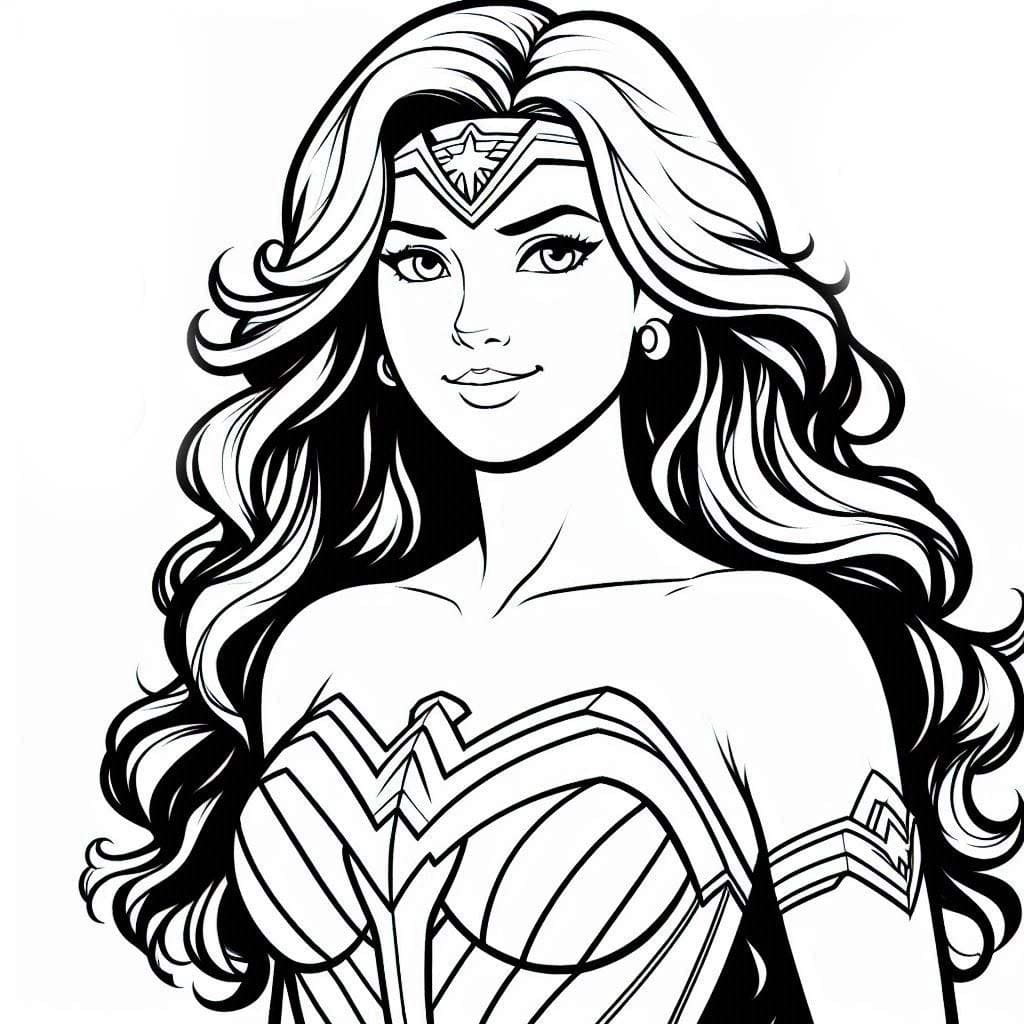 Wonder Woman Boyama Sayfası