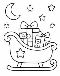Christmas Stocking Boyama Sayfası İndir